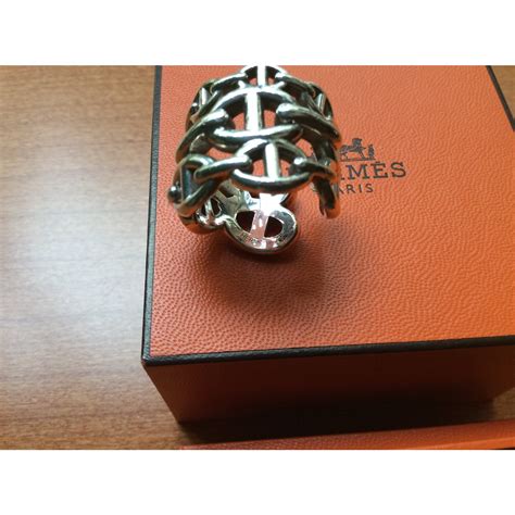 bague chaine d ancre hermes